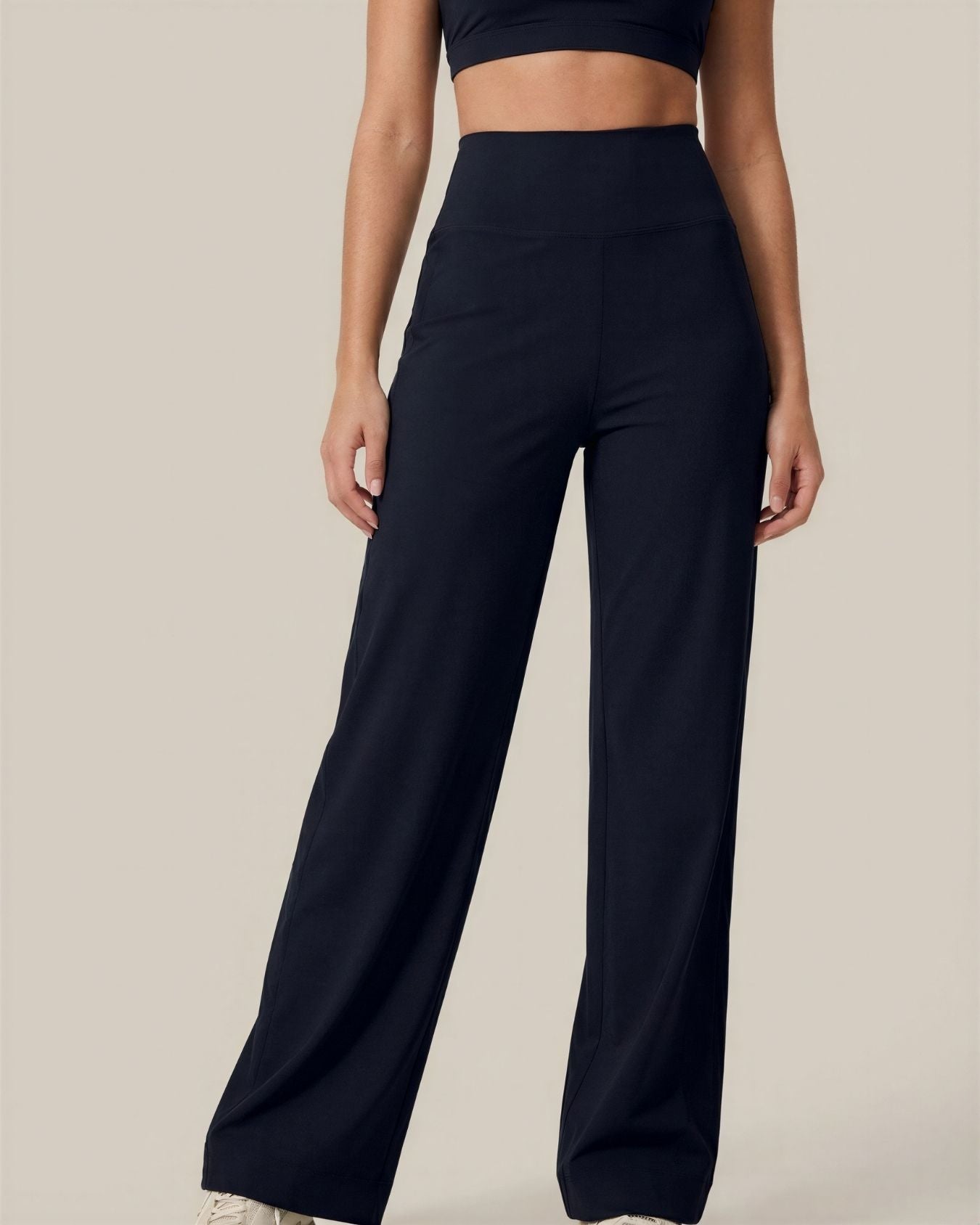 High-waisted Wide-leg Pants