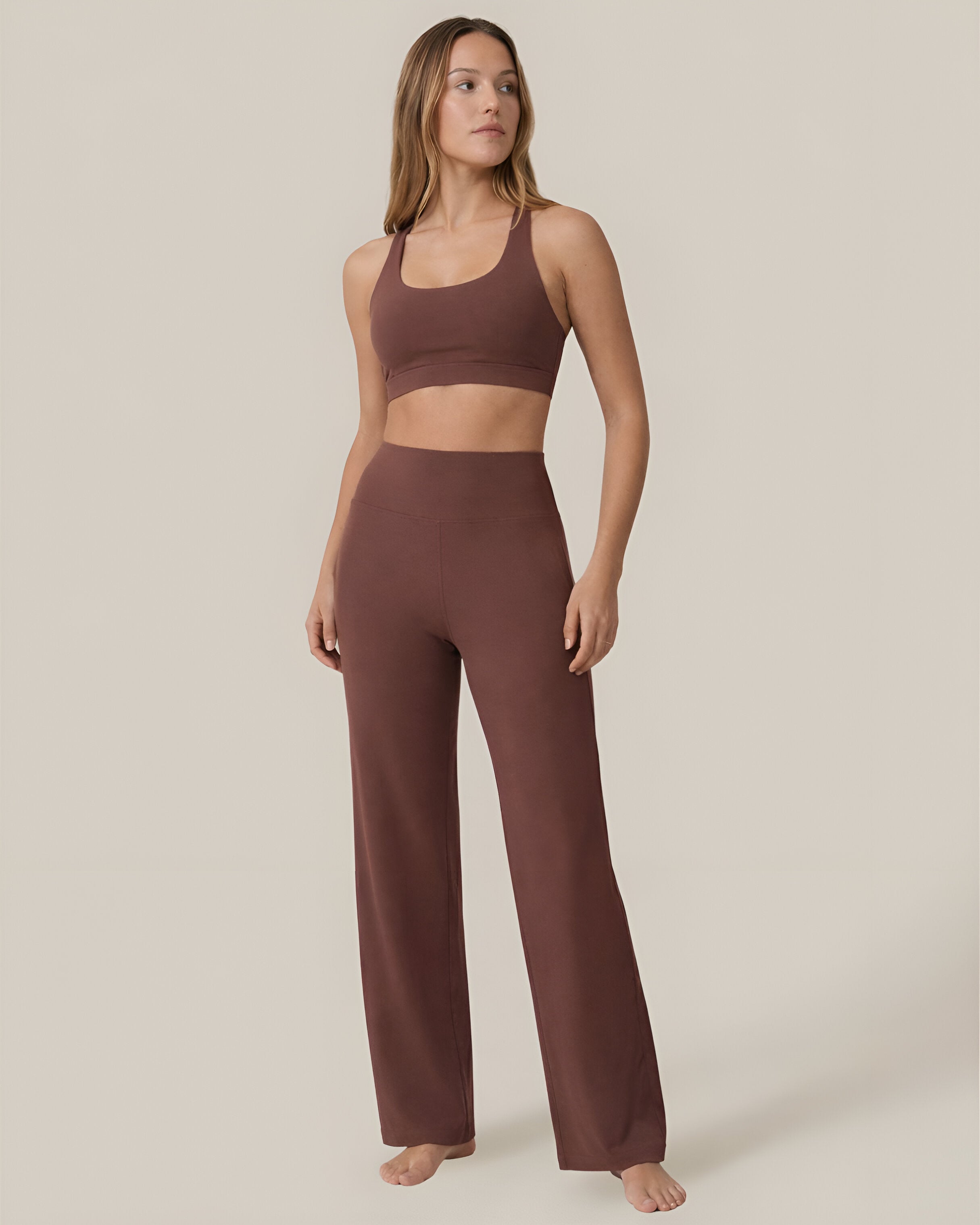 High-waisted Wide-leg Pants