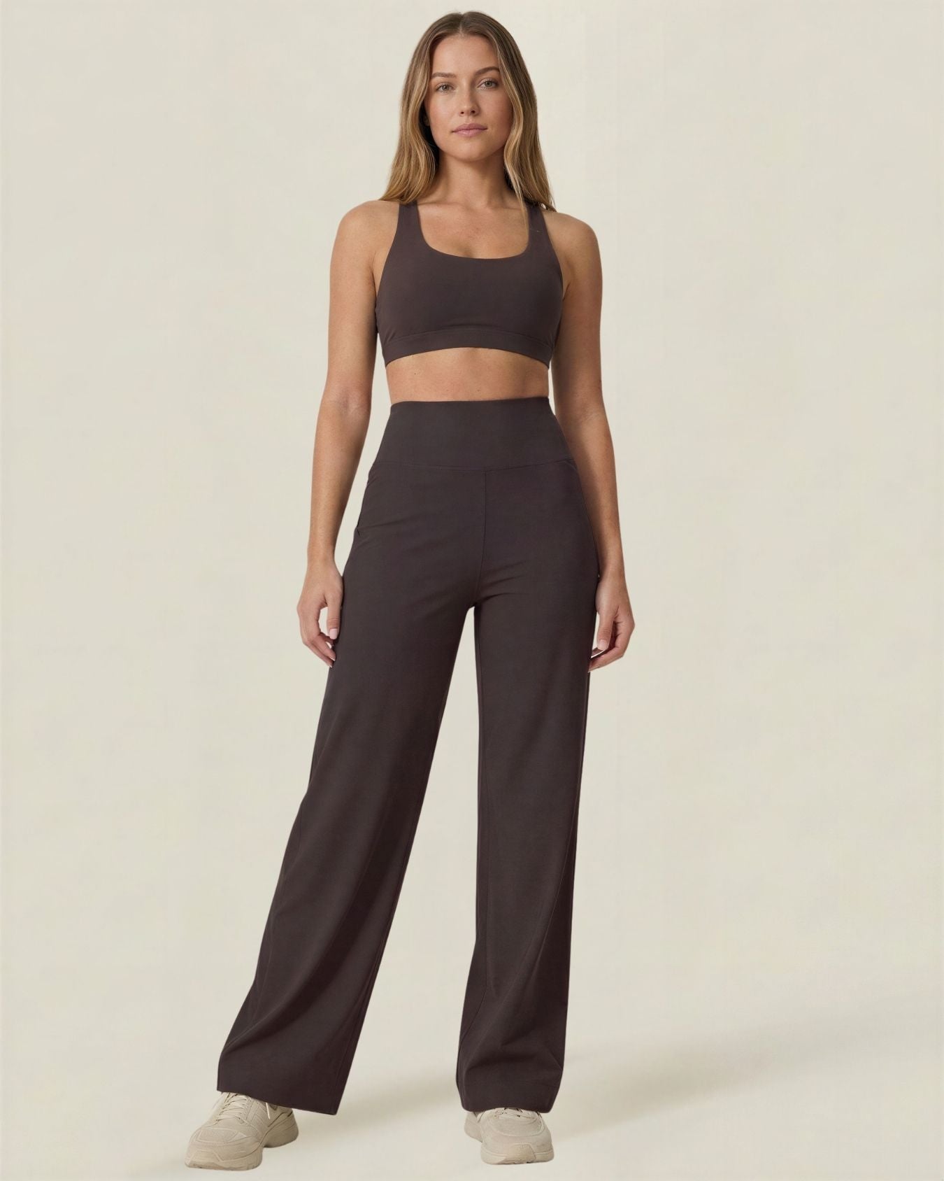High-waisted Wide-leg Pants