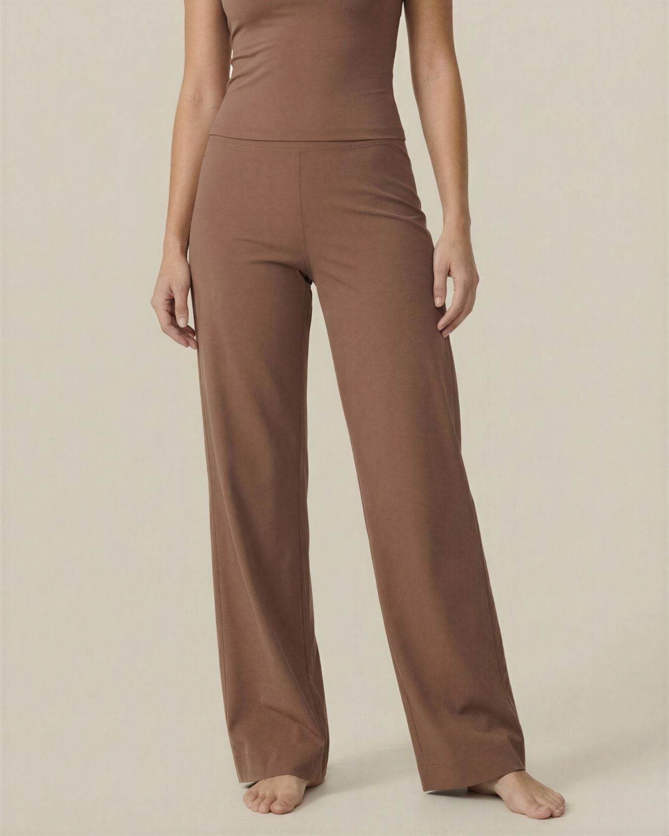 High-waisted Wide-leg Pants