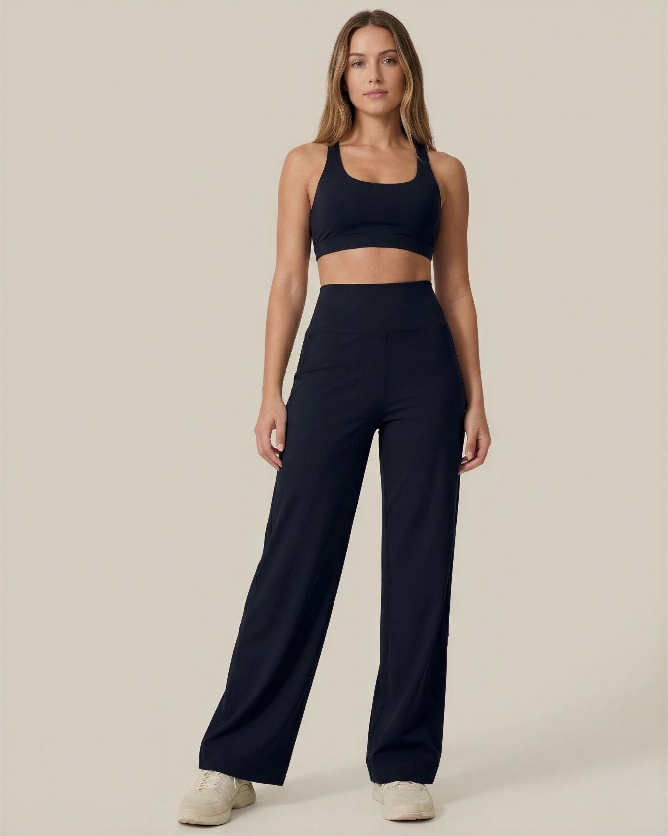 High-waisted Wide-leg Pants