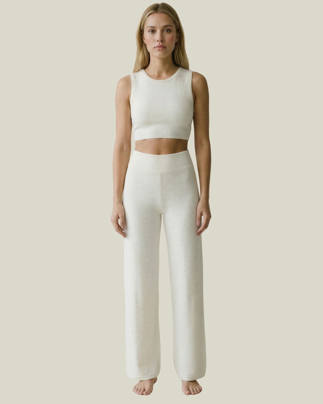 High-waisted Wide-leg Pants